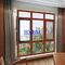 Silnie wzmocnione podwójne szklane okna i drzwi z litego drewna w stylu niemieckim do luksusowych domów